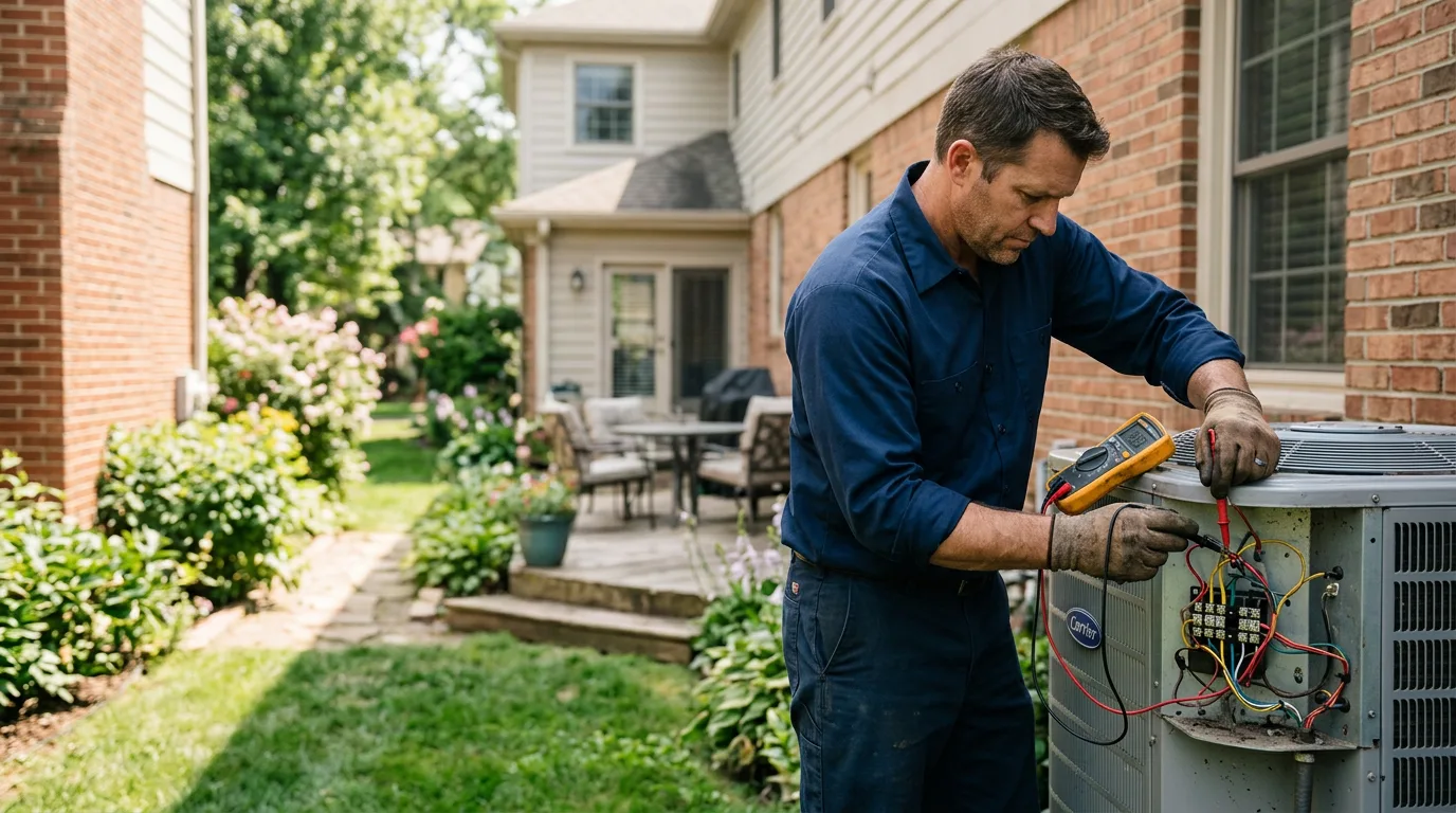 HVAC technician working near Lovelaceville, KY